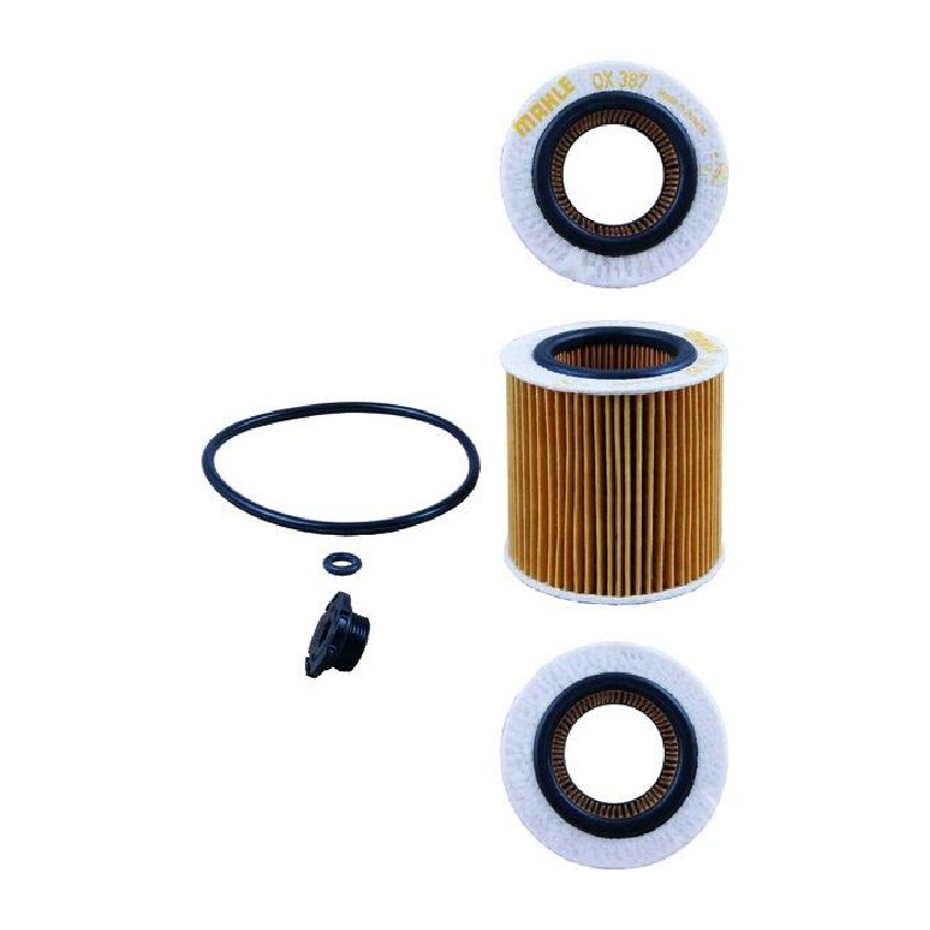 Filtro de Óleo Lubrificante - Mahle Metal Leve - OX387/D1