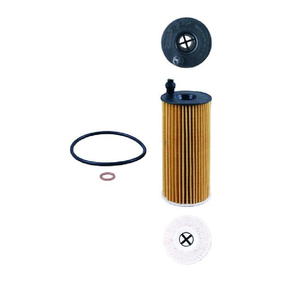Filtro de Óleo Lubrificante para BMW X5 - Mahle Metal Leve - OX404D