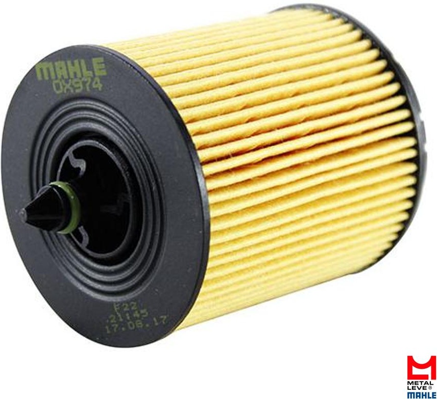 Filtro de Óleo Lubrificante para Chevrolet Captiva e Malibu - Mahle Metal Leve - OX974D