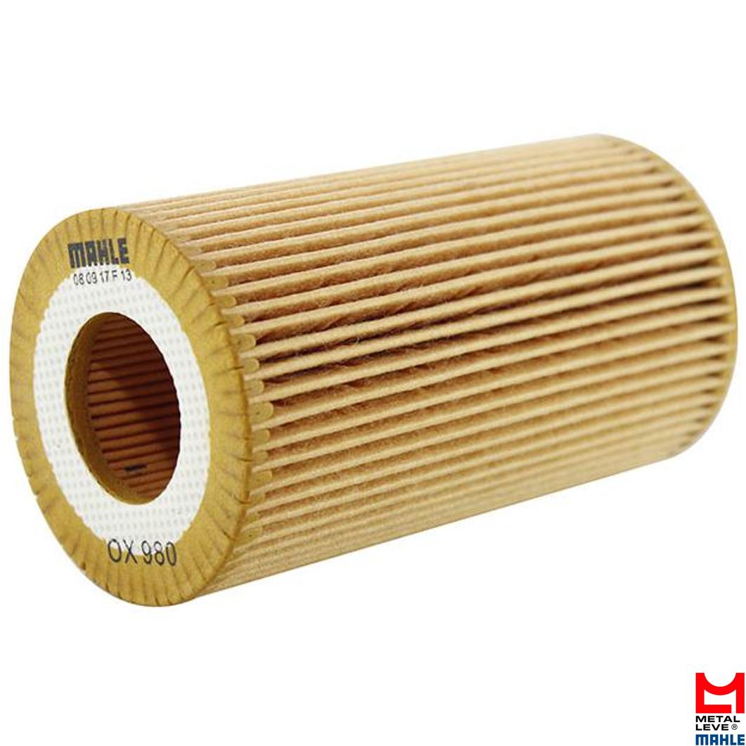 Filtro de Óleo Lubrificante - Mahle Metal Leve - OX980D3