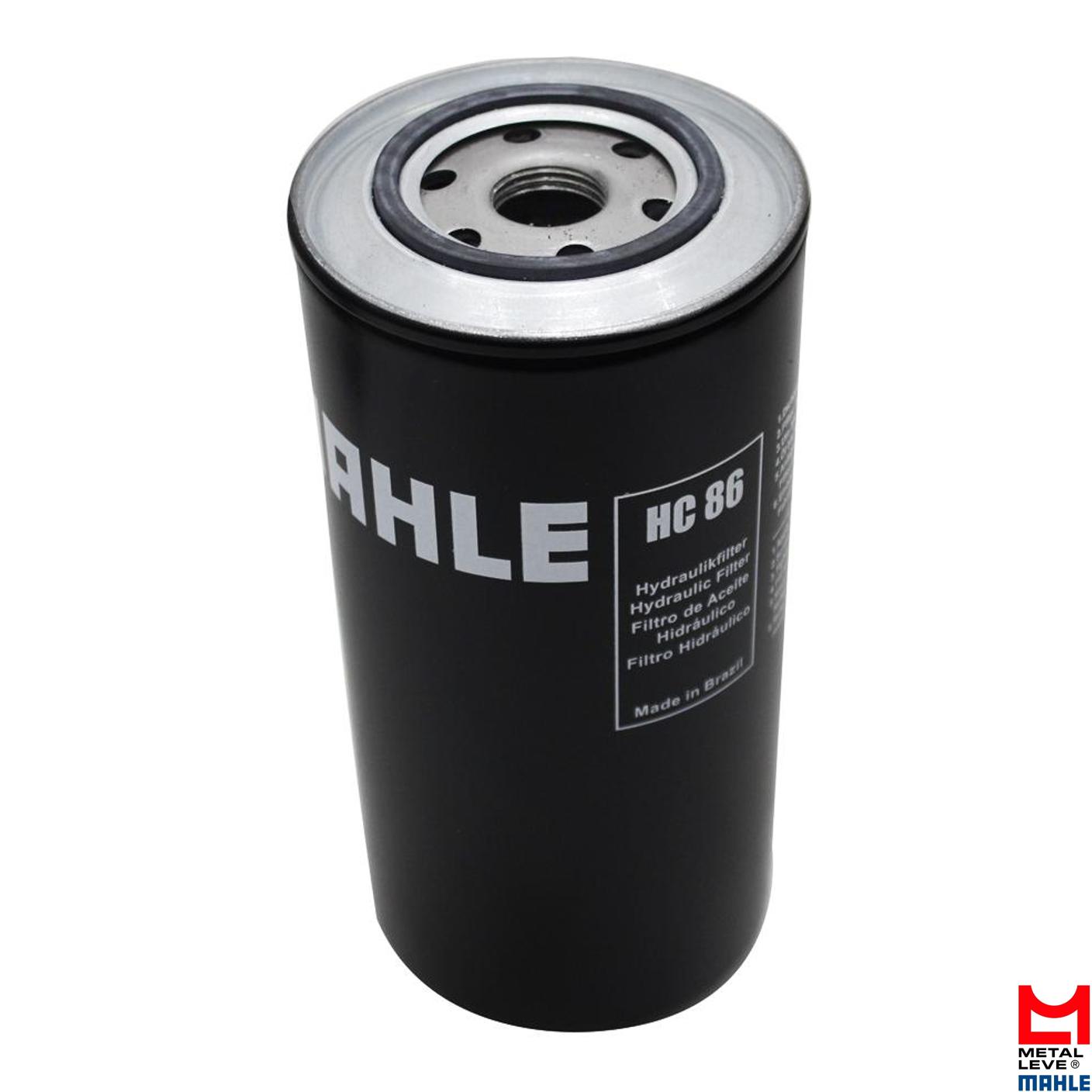 Filtro Blindado de Óleo Hidráulico - Mahle Metal Leve - HC86