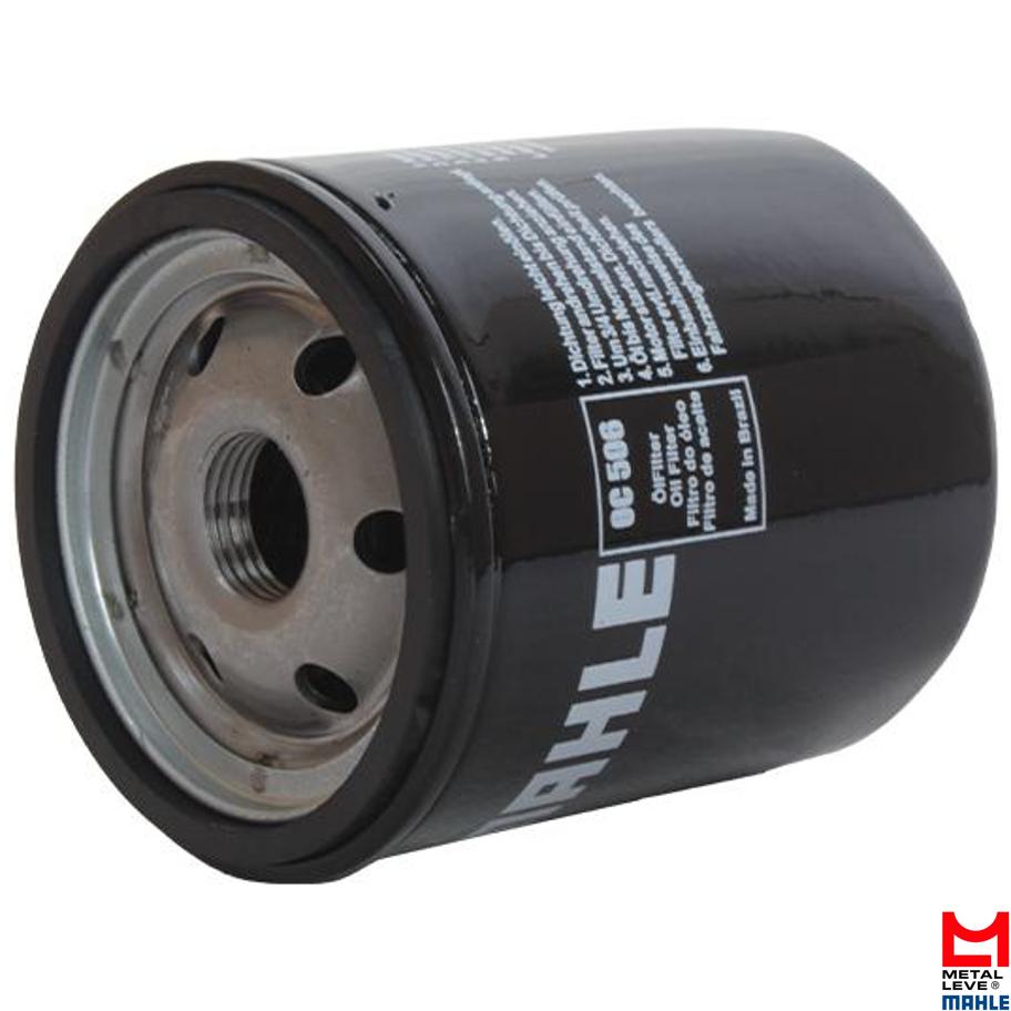 Filtro Blindado de Óleo Lubrificante - Mahle Metal Leve - OC506 PLUS