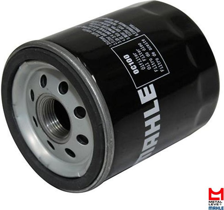 Filtro Blindado de Óleo Lubrificante - Mahle Metal Leve - OC100