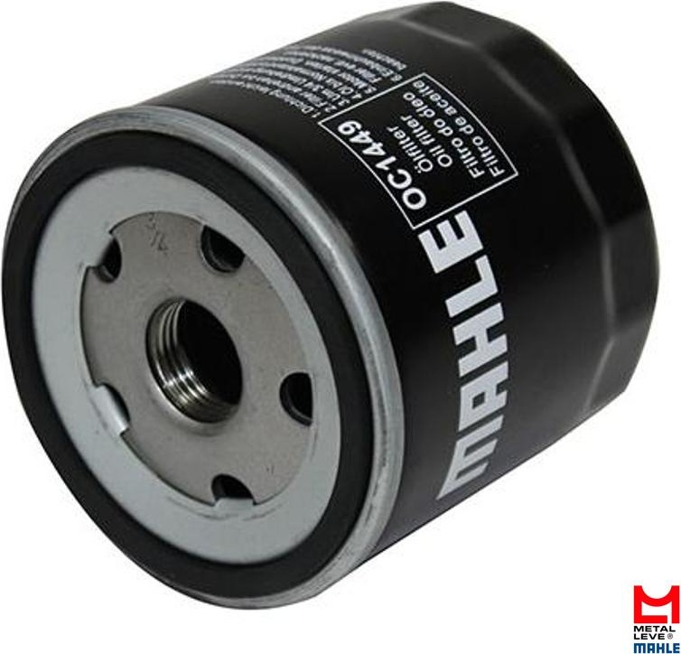 Filtro Blindado de Óleo Lubrificante - Mahle Metal Leve - OC1449