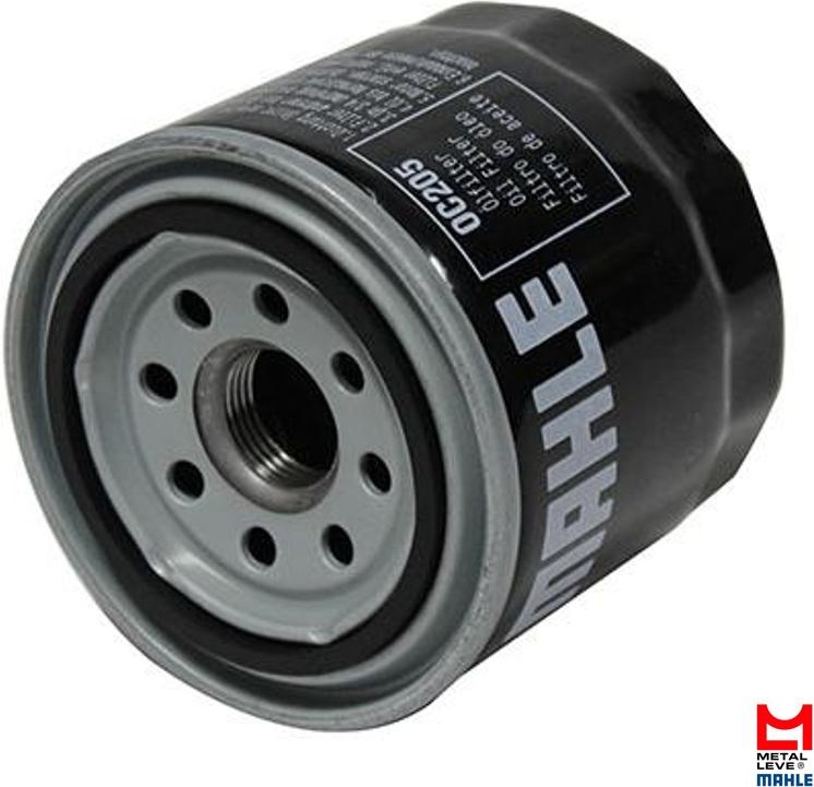 Filtro Blindado de Óleo Lubrificante - Mahle Metal Leve - OC205