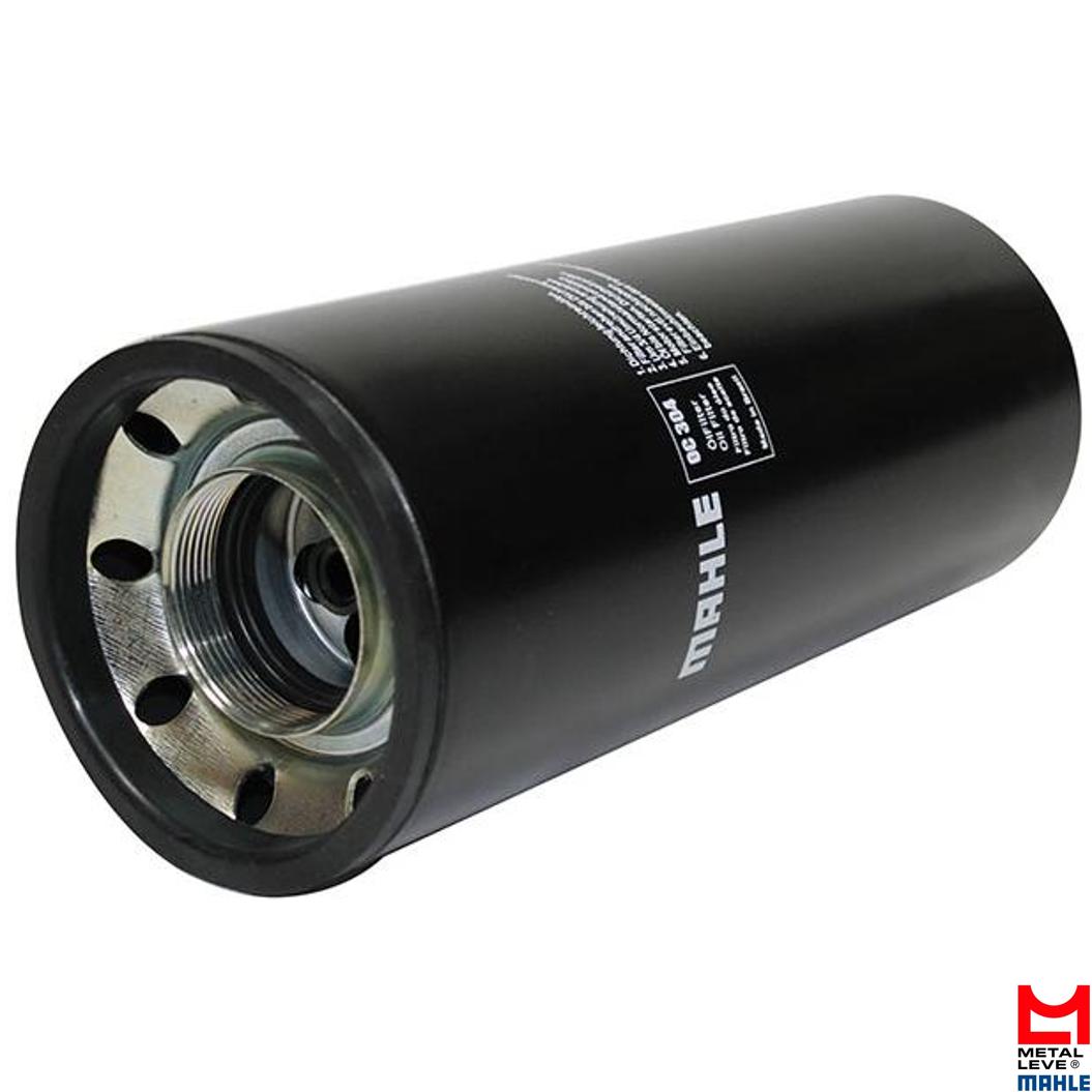 Filtro Blindado de Óleo Lubrificante - Mahle Metal Leve - OC304
