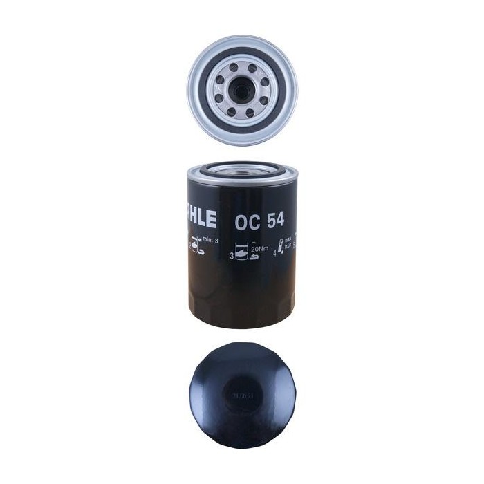 Filtro Blindado de Óleo Lubrificante para Porsche 911 - Mahle Metal Leve - OC54