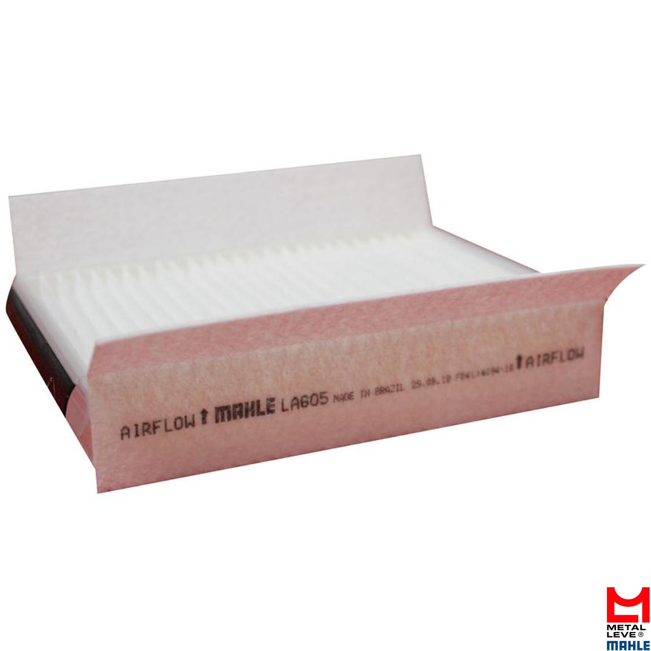 Filtro de Ar da Cabine para Volkswagen Parati e Saveiro - Mahle Metal Leve - LA605