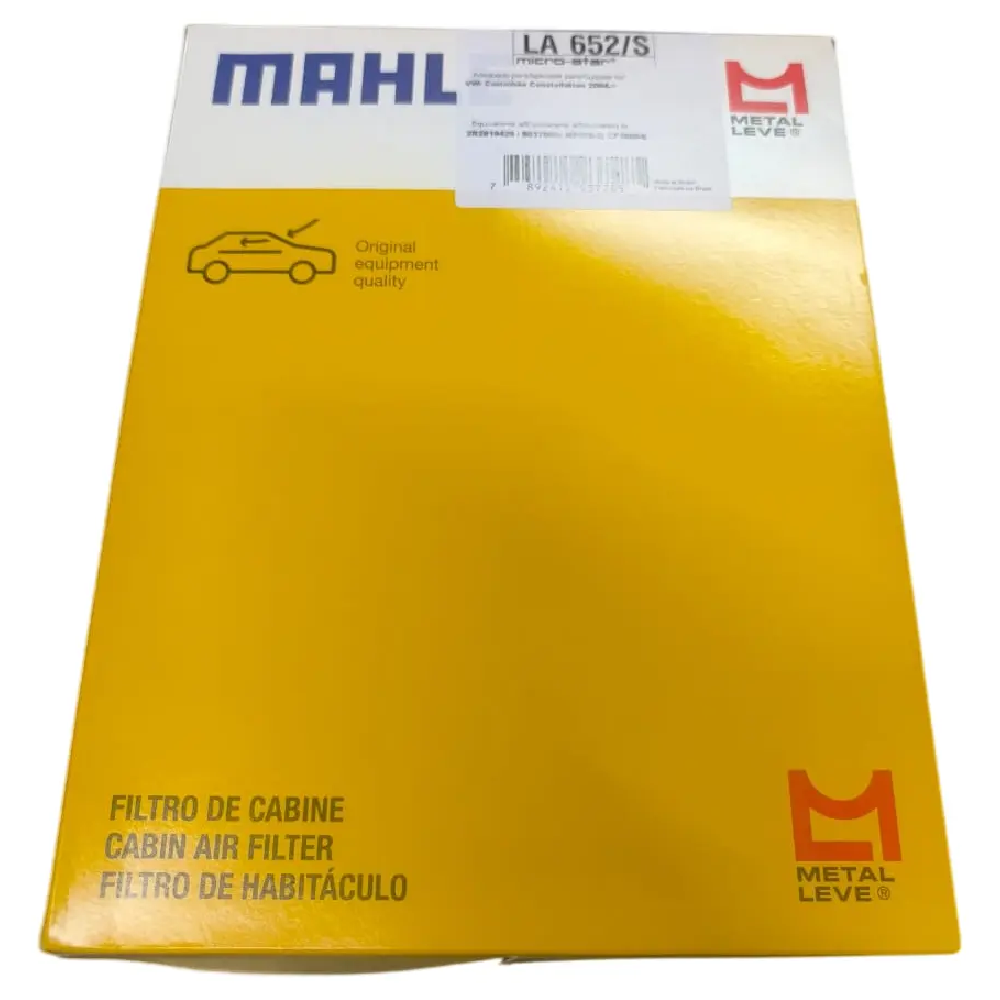 FIltro de Ar Condicionado Cabine - Mahle Metal Leve - LA652/S