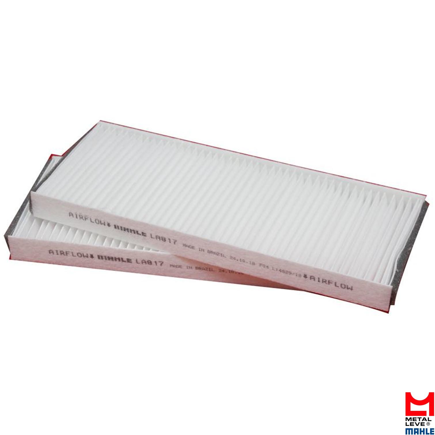 Filtro de Ar da Cabine para Nissan Frontier e Pathfinder - Mahle Metal Leve - LA817/S