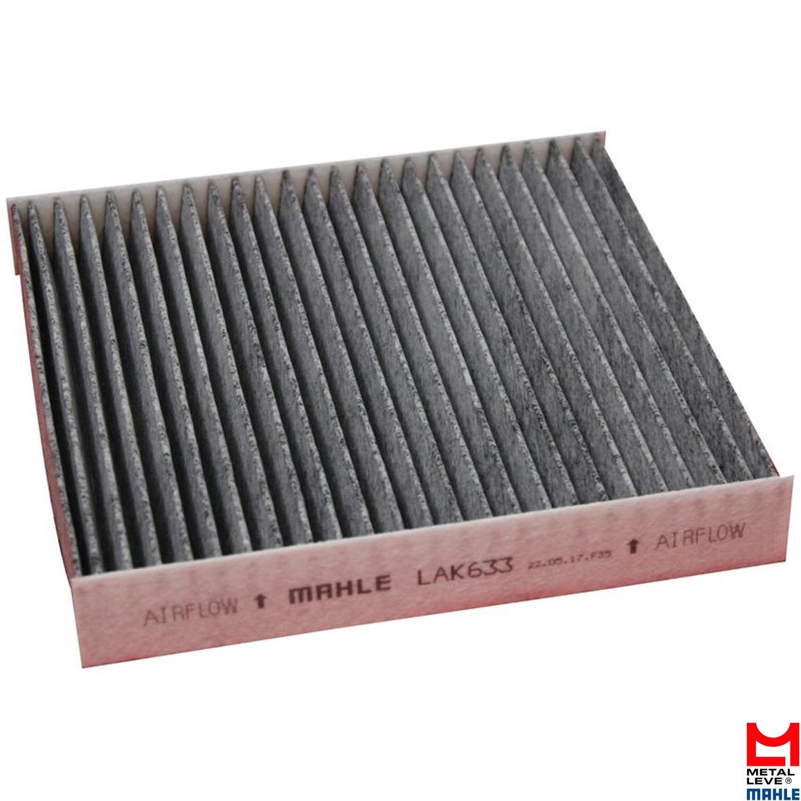 FIltro de Ar Condicionado Cabine - Mahle Metal Leve - LAK633