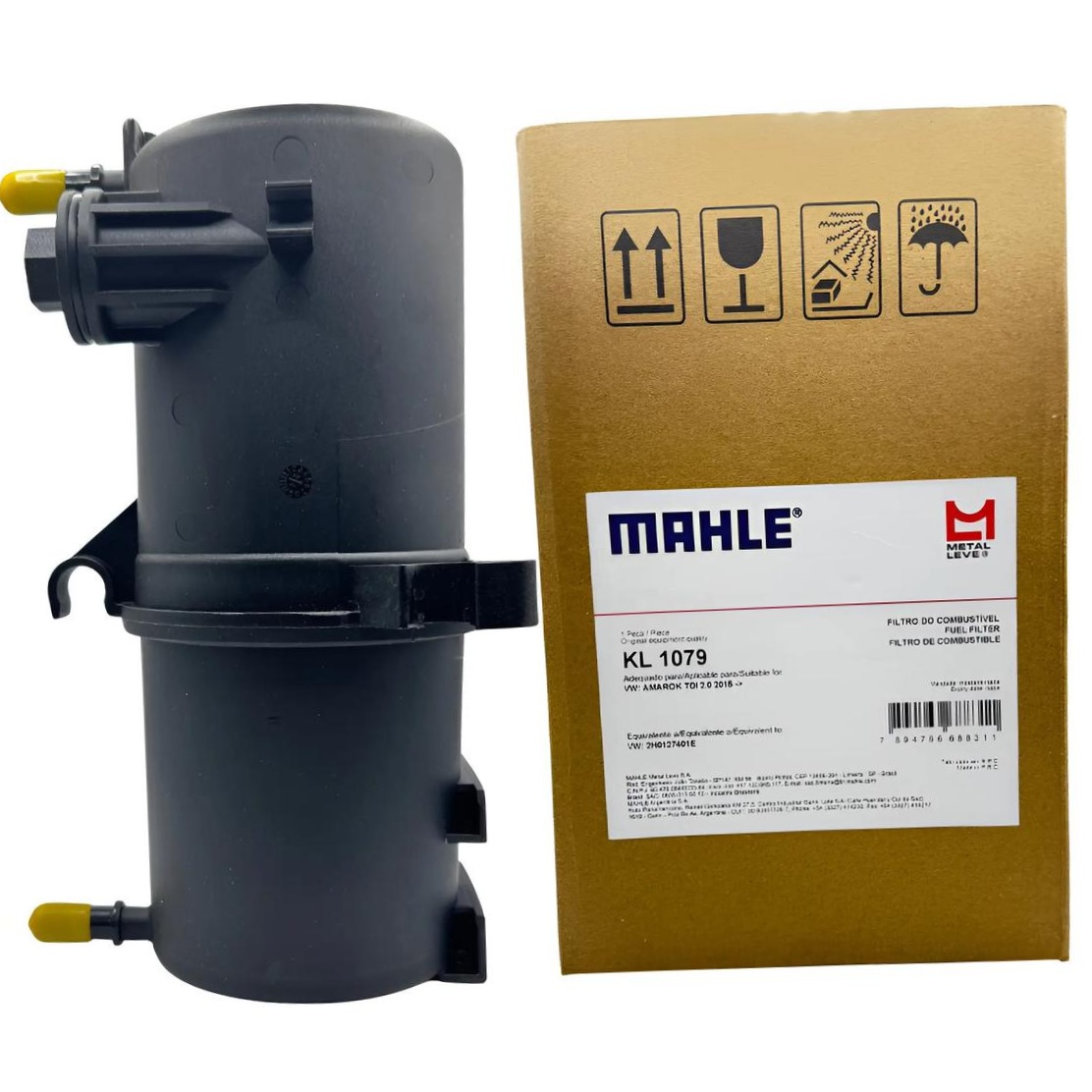 Filtro Blindado de Combustível para Volkswagen Amarok - Mahle Metal Leve - KL1079