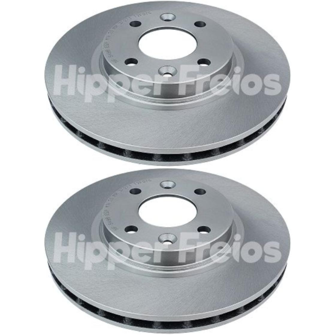 Par Disco Freio Diant Ventilado - Hipper Freios - HF 549B