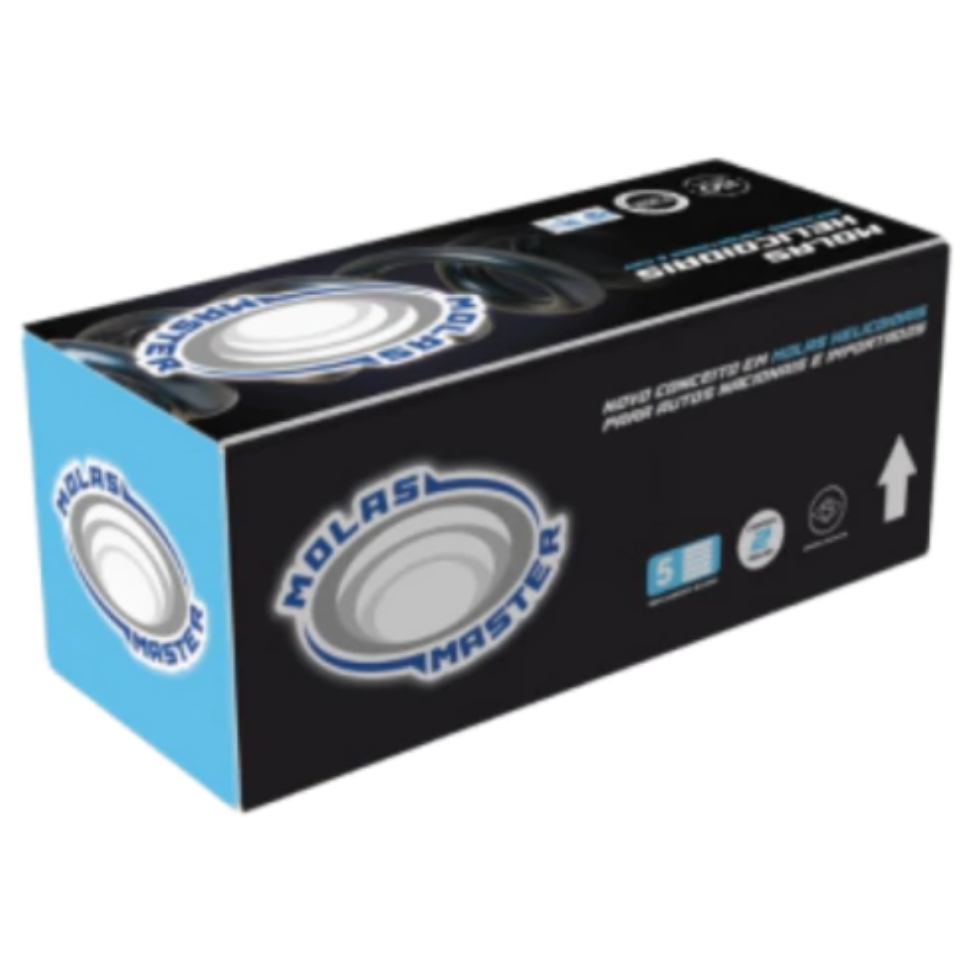 Par de Molas Suspensão Dianteira Veículo Blindado - Molas Master - MM-5631