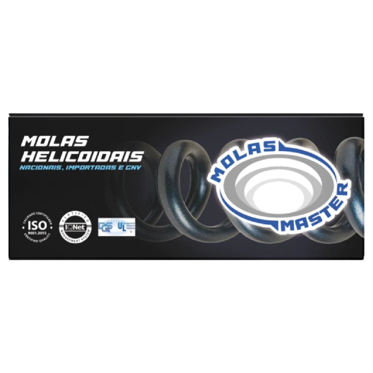 Par de Molas Suspensão Dianteira Direito e Esquerdo para Hyundai Santa Fé - Molas Master - MM-5317