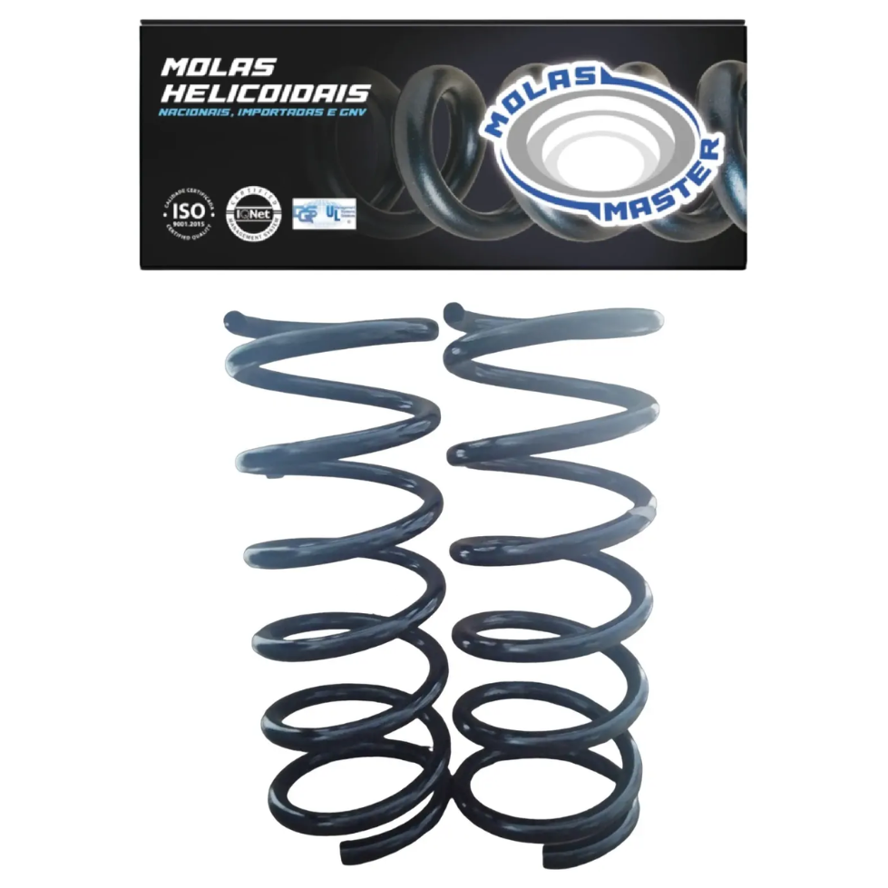 Par de Molas Suspensão Traseira Direito e Esquerdo para Ssangyong Kyron - Molas Master - MM-3957