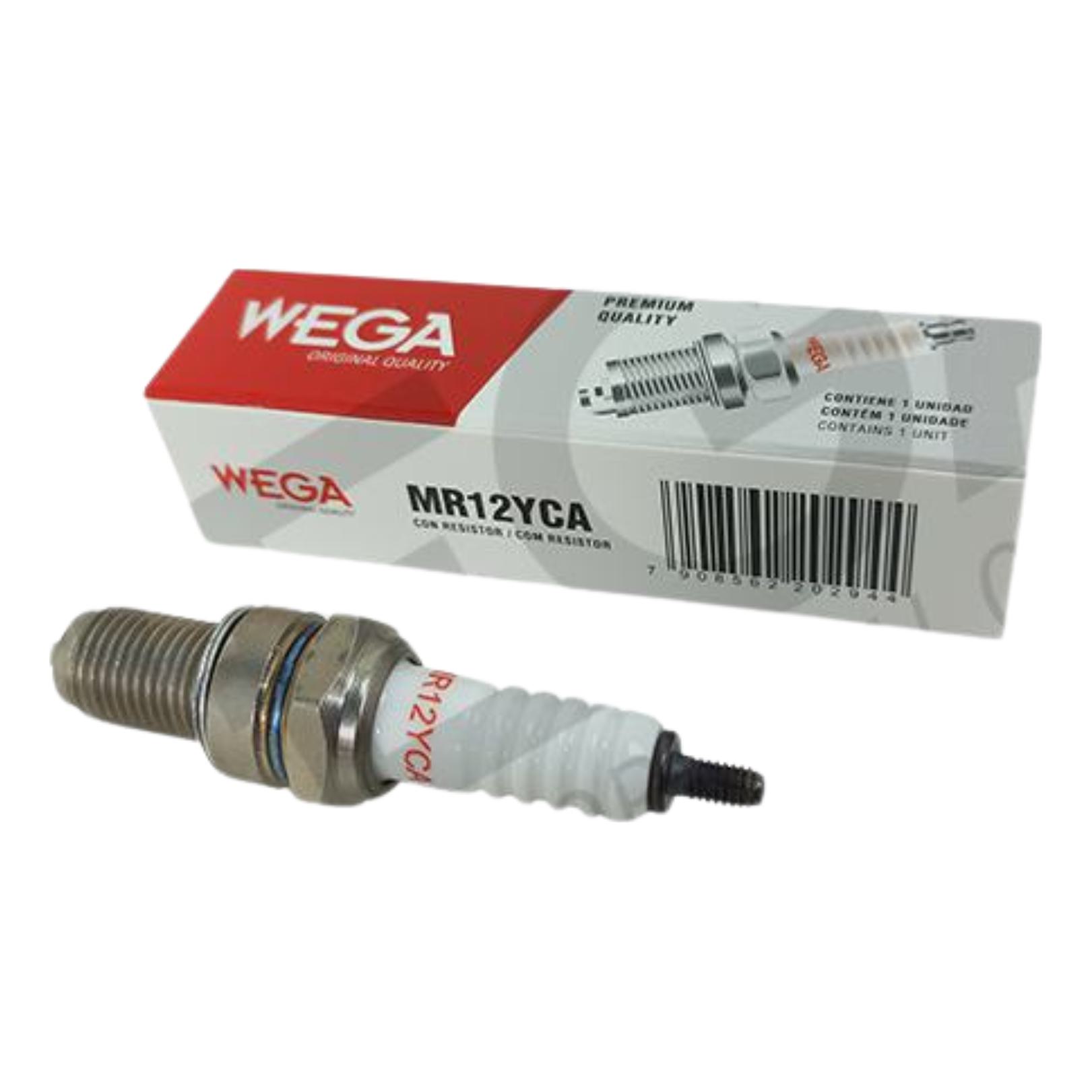 Vela de Ignição Iridium para Yamaha XTZ 250 TÉNÉRÉ e YS 250 FAZER - Wega - MR12YCA