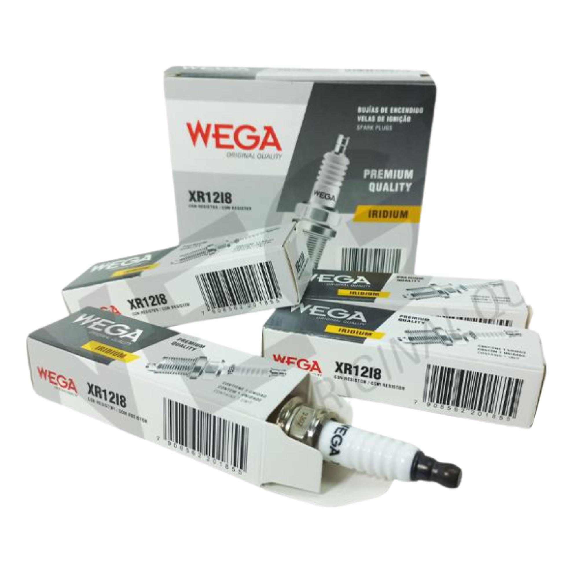 Vela de Ignição Iridium - Wega - XR12I8
