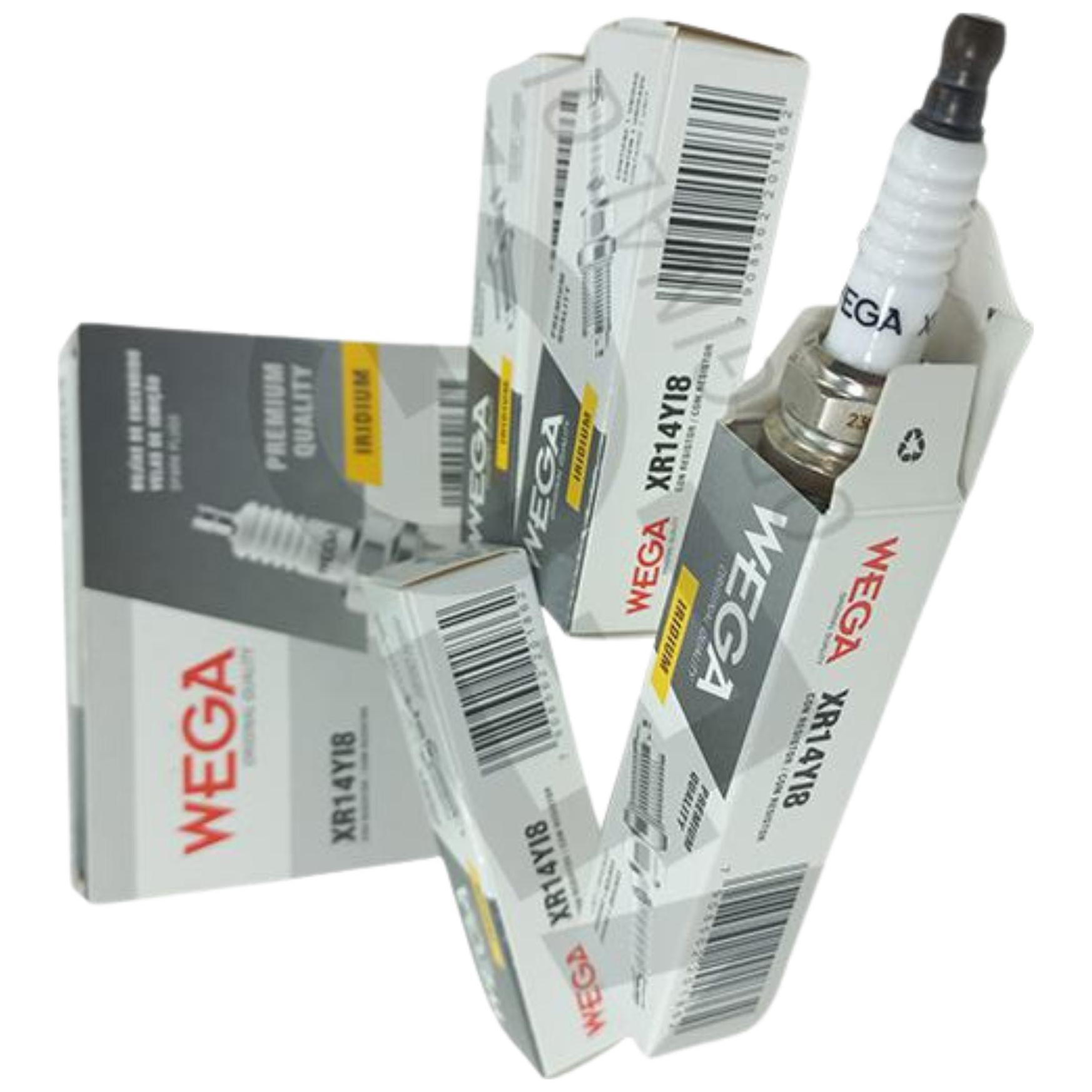 Vela de Ignição Iridium - Wega - XR14YI8
