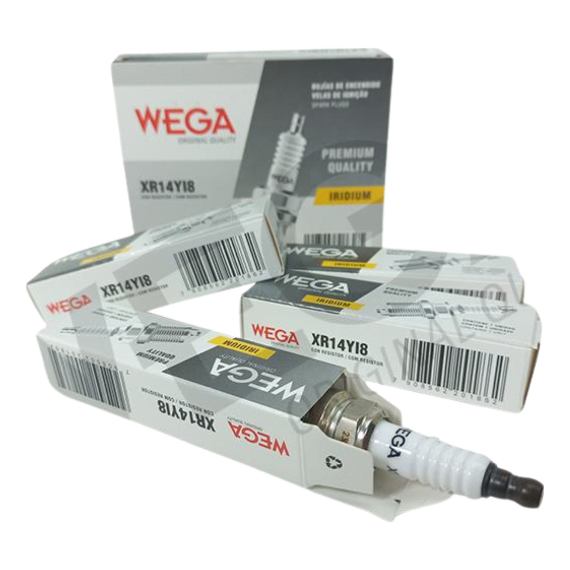 Vela de Ignição Iridium - Wega - XR14YI8