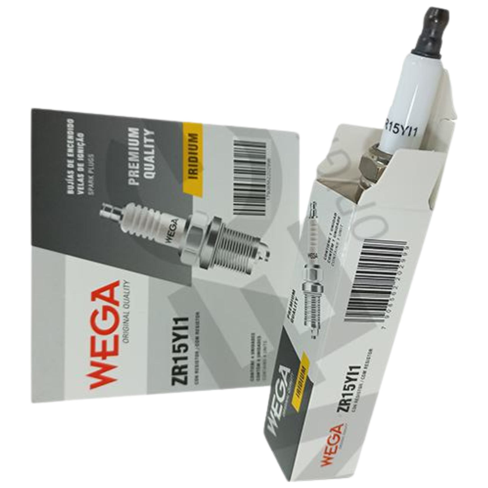 Vela de Ignição Iridium para Chevrolet Captiva e Trailblazer - Wega - ZR15YI1