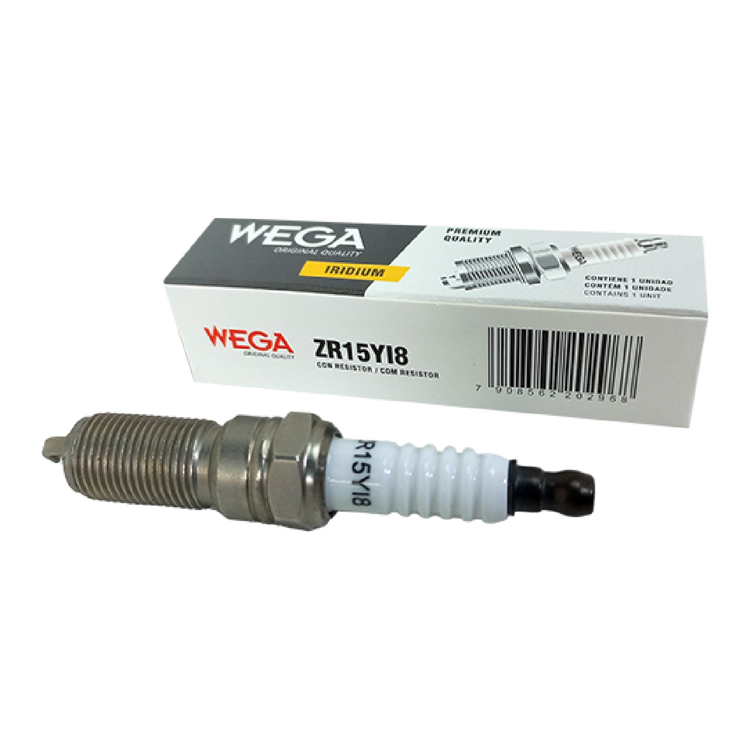 Vela de Ignição Iridium - Wega - ZR15YI8