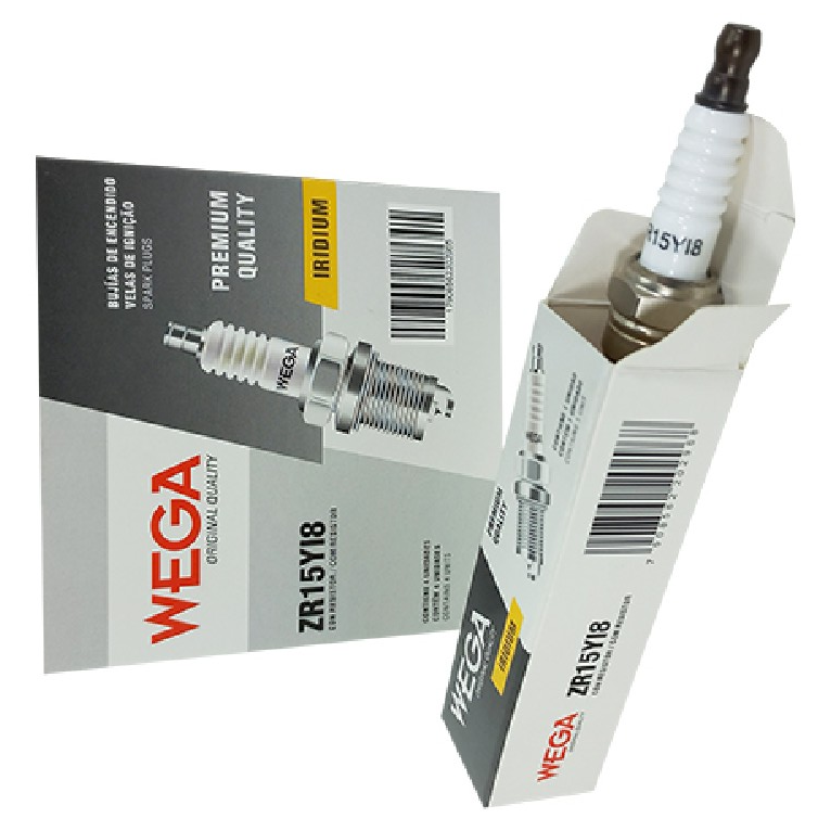 Vela de Ignição Iridium - Wega - ZR15YI8