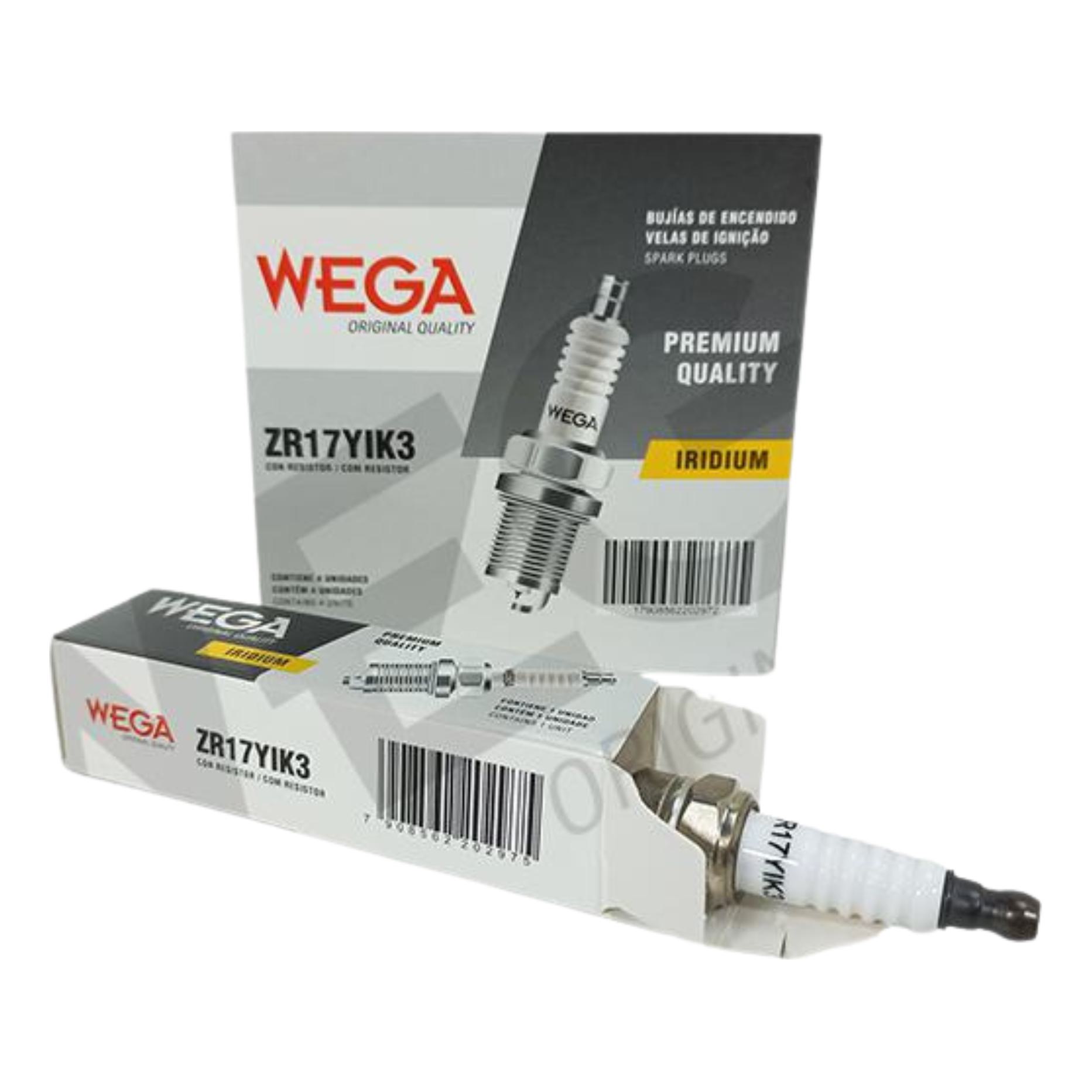 Vela de Ignição Iridium para Ford Fusion e Ranger - Wega - ZR17YIK3