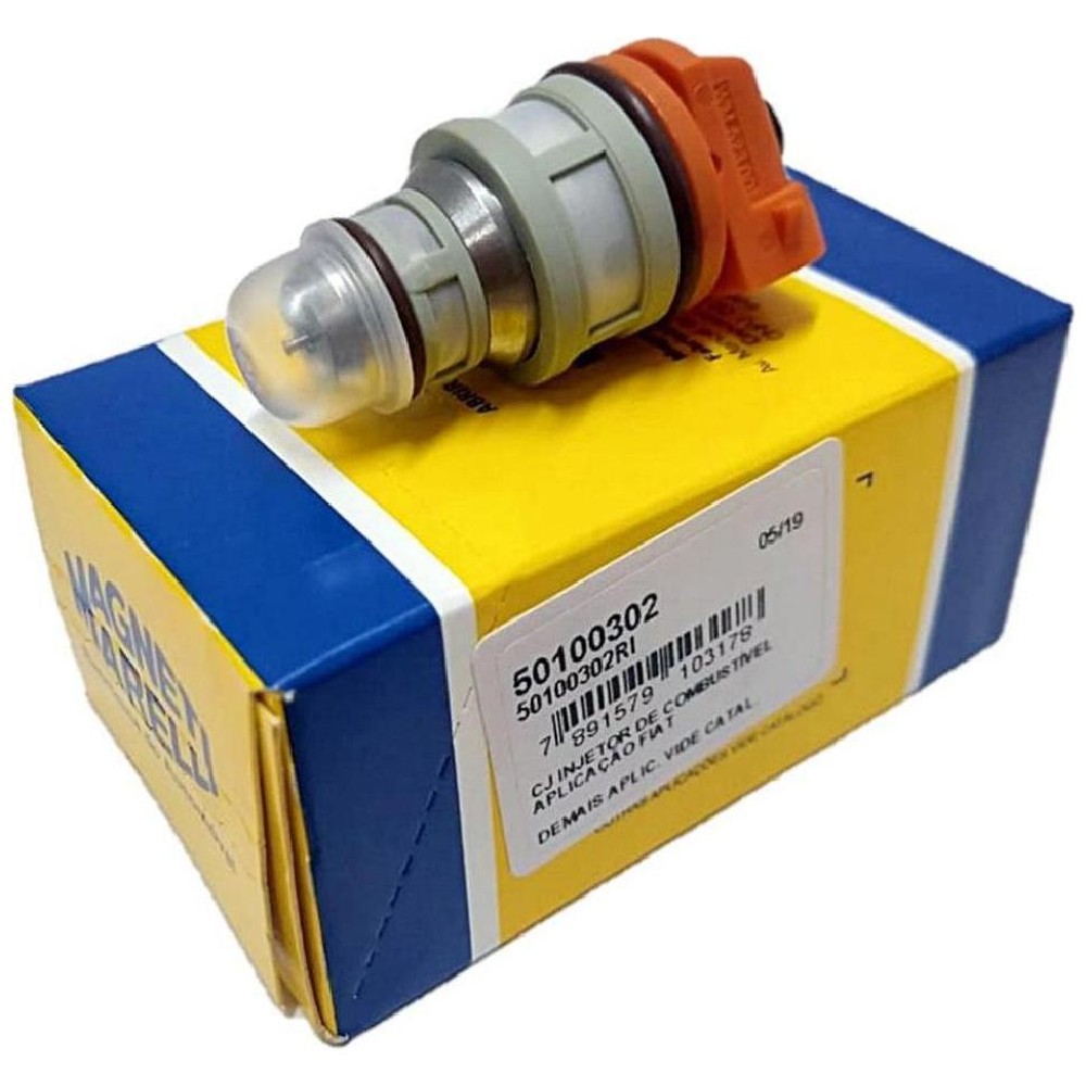 Bico Injetor de Combustível para Fiat Uno e Volkswagen Gol - Magneti Marelli - 50100302RI