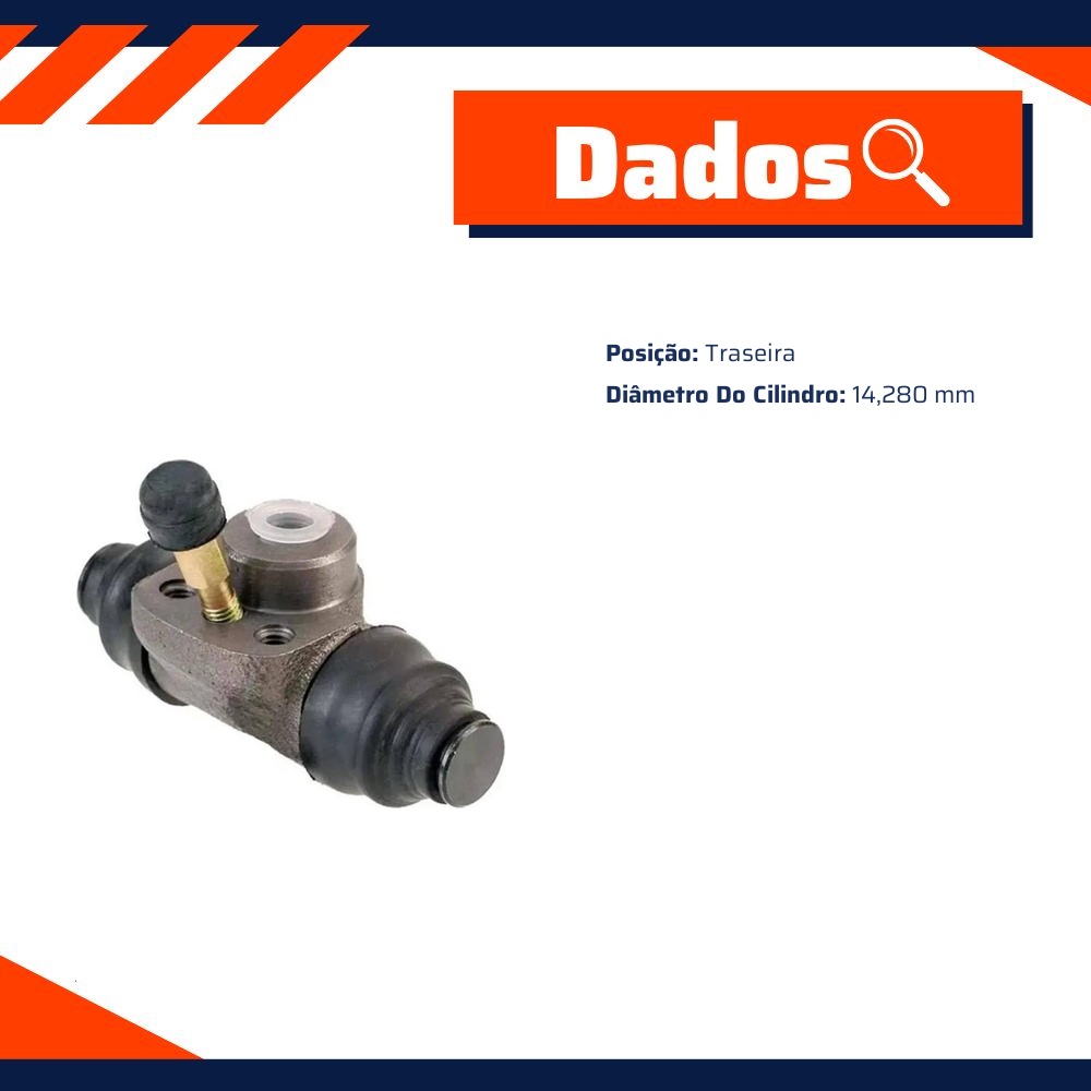 Cilindro de Roda Traseiro - Controil - C-3350
