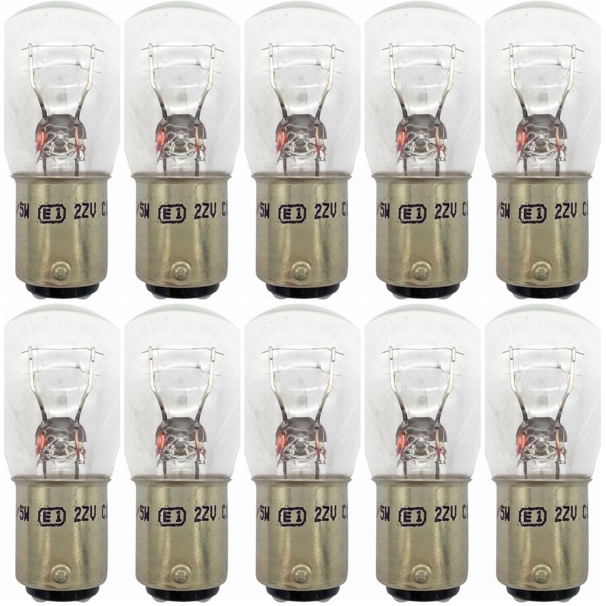10 Lâmpadas Halógena Pingo Amarela 12V 21,5W - Hella - 7528