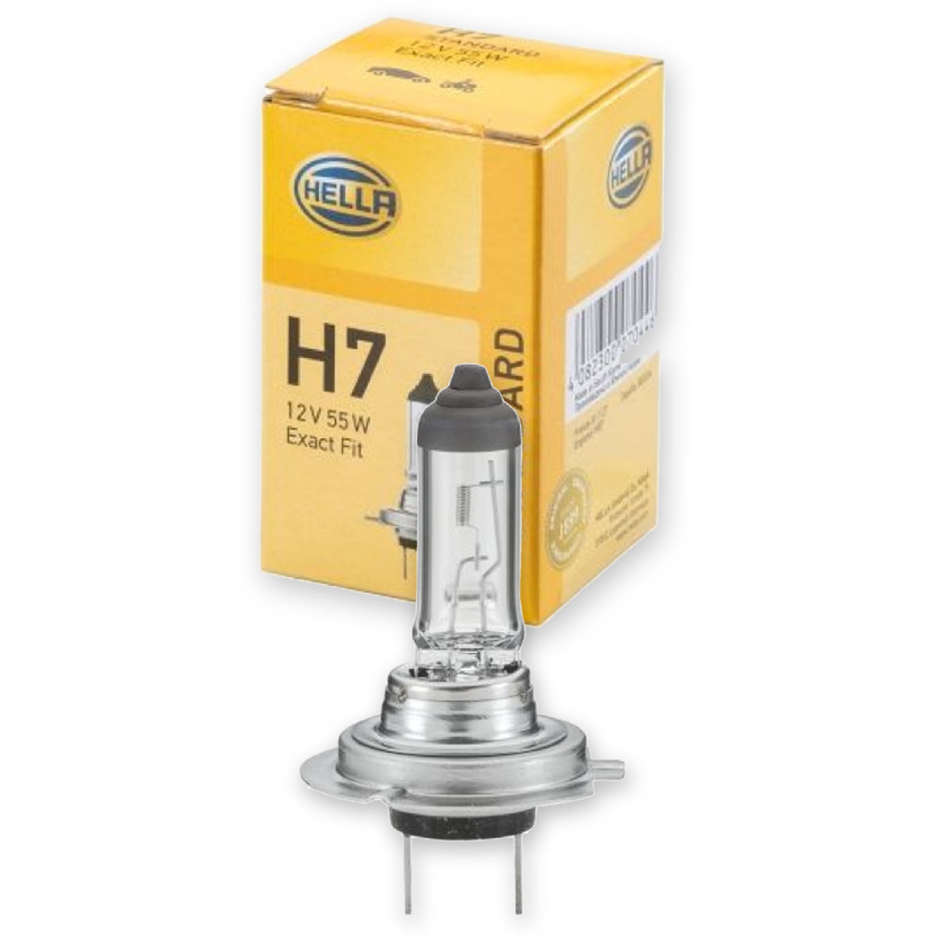 Lâmpada Farol Alto Baixo H7 12V 55W Halógena PX26d - Hella - H7