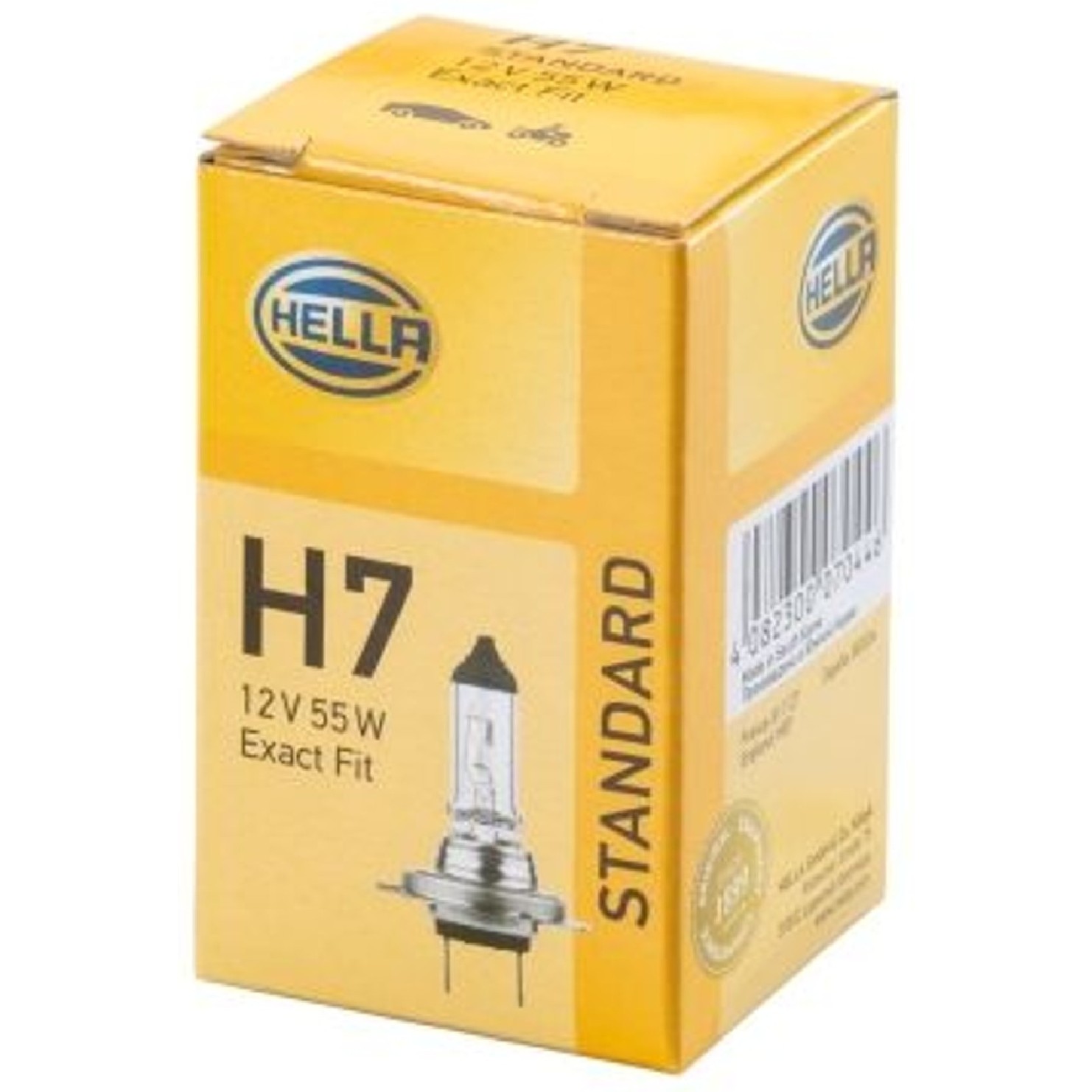 Lâmpada Farol Alto Baixo H7 12V 55W Halógena PX26d - Hella - H7