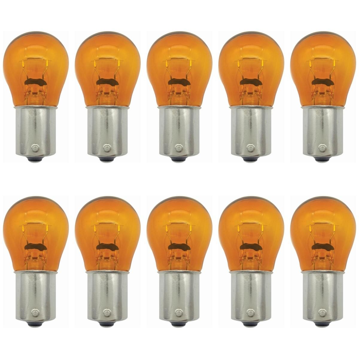 10 Lâmpadas Halógena Pingo Amarela 12V 21W - Hella - 7507