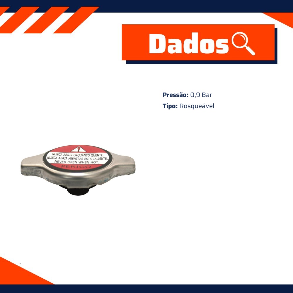 Tampa do Radiador - TanClick - TC-7093