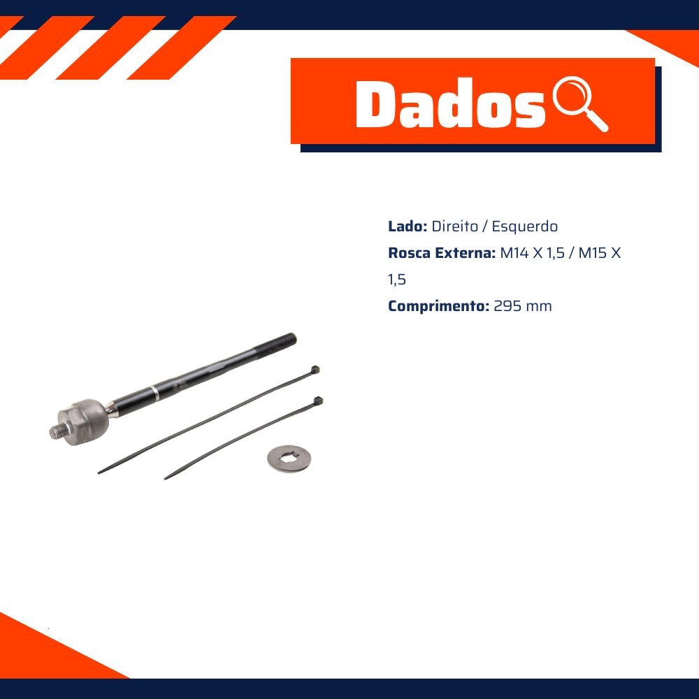 Terminal Axial para Toyota Hilux e Hilux SW4 - Viemar - 680285
