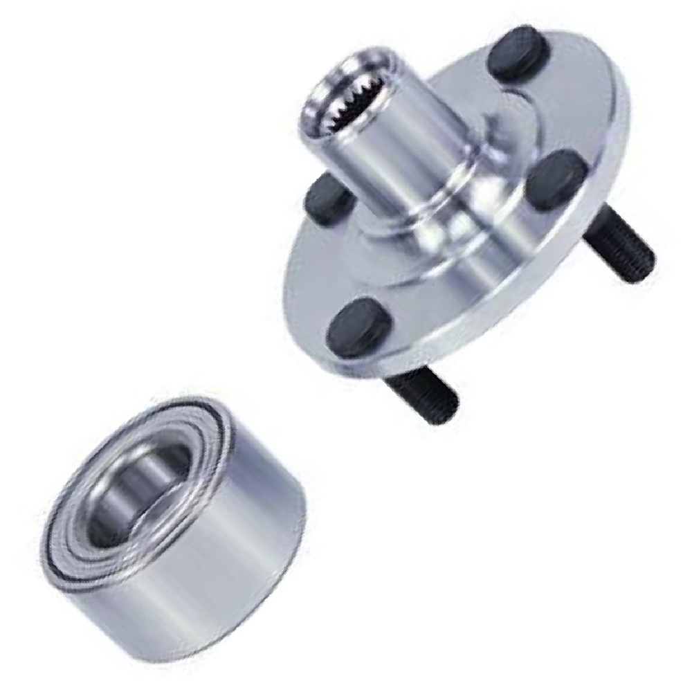 Cubo de Roda Dianteiro Direito ou Esquerdo 4 Furos 25 Dentes com Rolamento sem ABS para Nissan March - Cofap - CRC29006