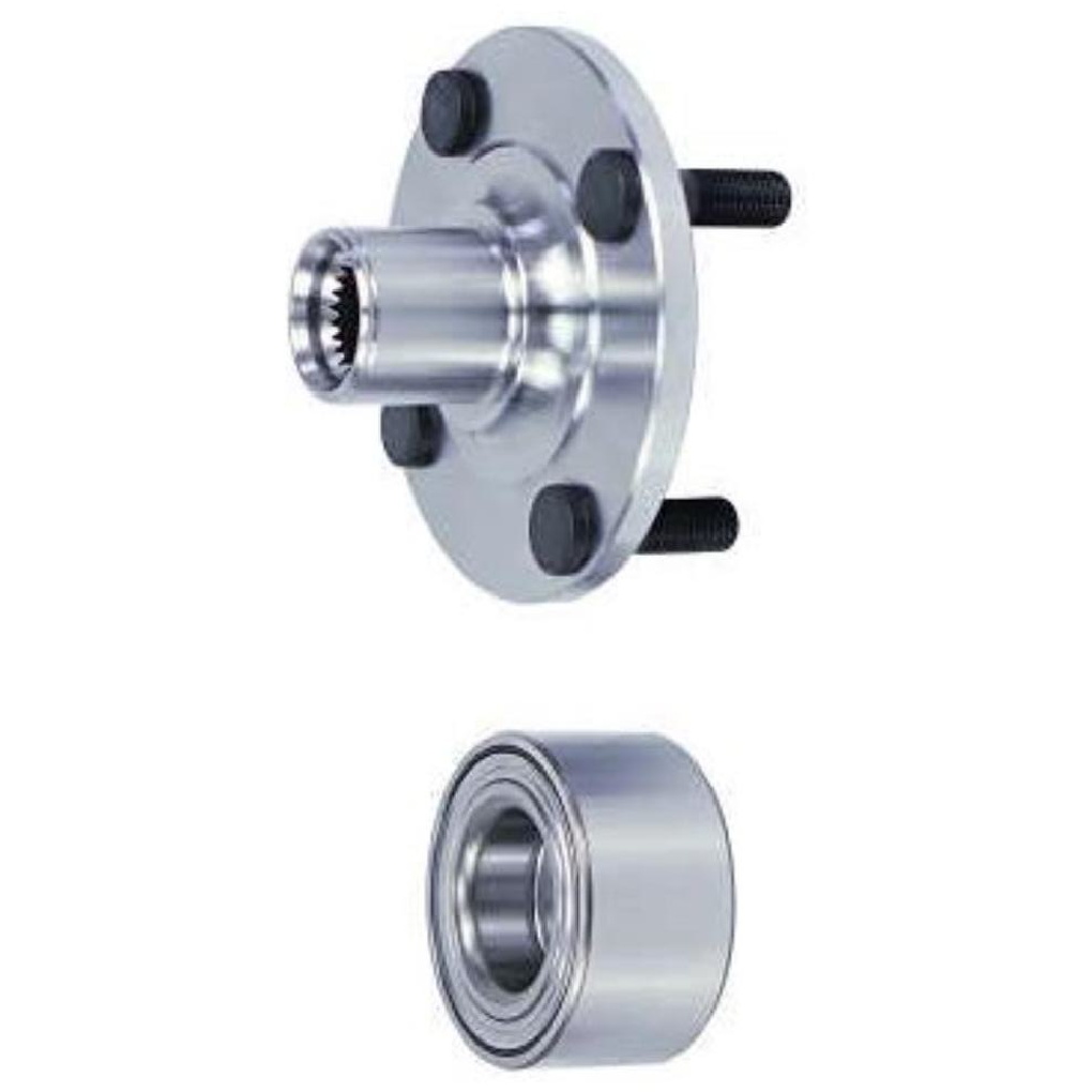 Cubo de Roda Dianteiro Direito ou Esquerdo 4 Furos 25 Dentes com Rolamento sem ABS para Nissan March - Cofap - CRC29006