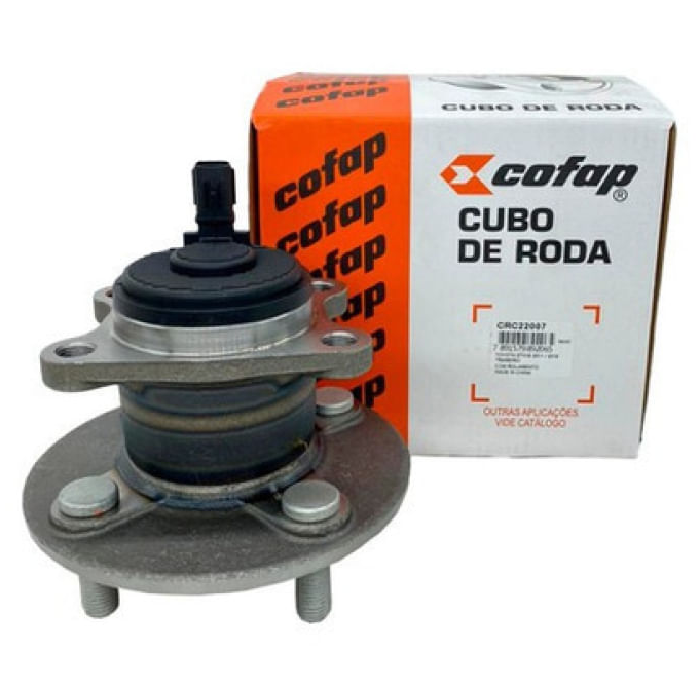 Cubo de Roda Traseiro Direito ou Esquerdo com Rolamento e ABS - Cofap - CRC22007