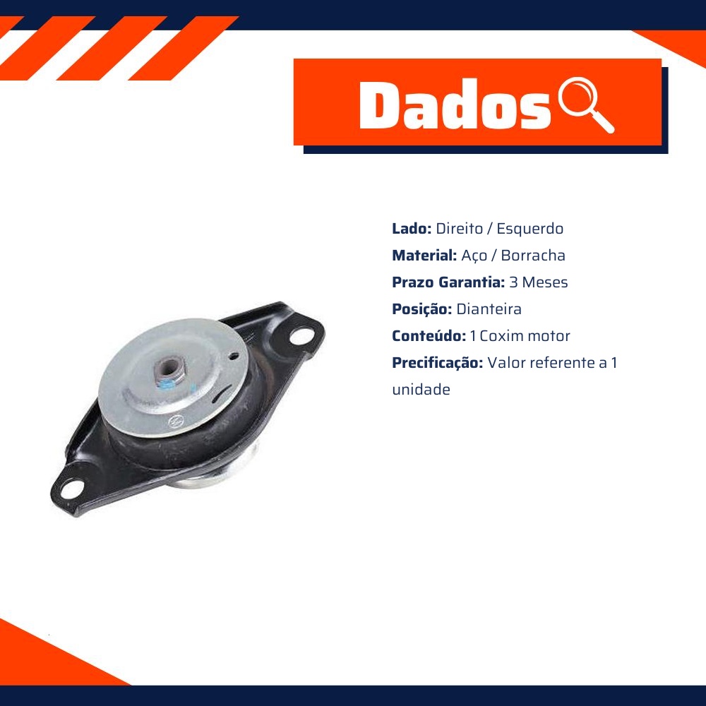 Coxim do Motor Dianteiro Direito ou Esquerdo - Cofap - CXC03069