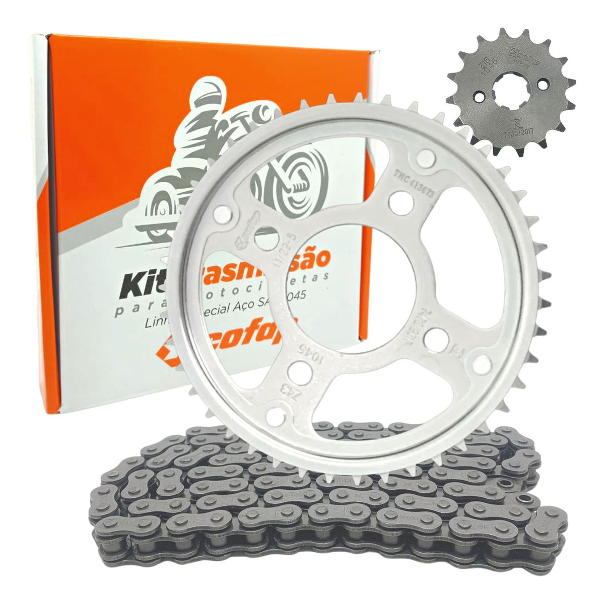 Kit Transmissão para Honda CG 160 - Cofap - TMC410013