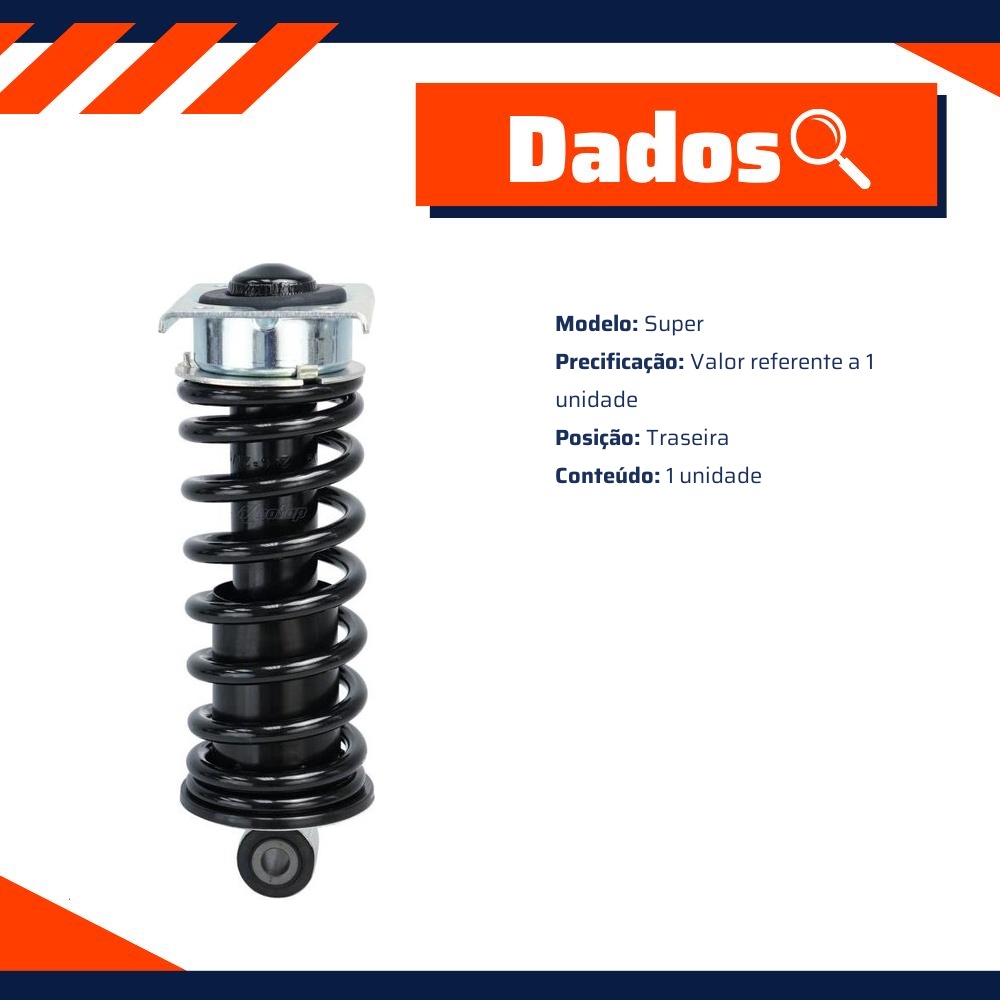 Amortecedor Traseiro da Cabine - Cofap - B.48379