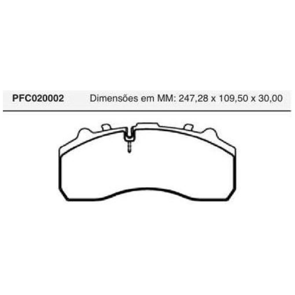 Jogo Pastilha Freio Dianteira Ou Traseira Knorr - Cofap - PFC020002