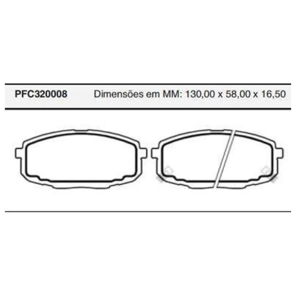 Pastilha Freio Dianteira Akebono para Hyundai I30 e I30 CW - Cofap - PFC320008