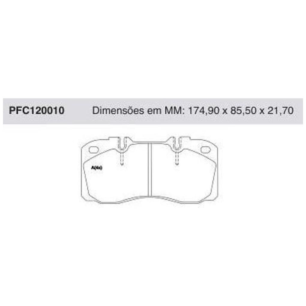 Jogo Pastilha Freio Dianteira Girling - Cofap - PFC120010
