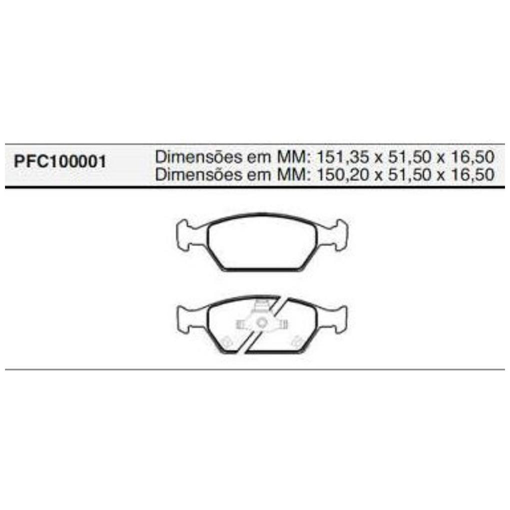 Pastilha Freio Dianteira Teves para Honda City e FIT - Cofap - PFC100001