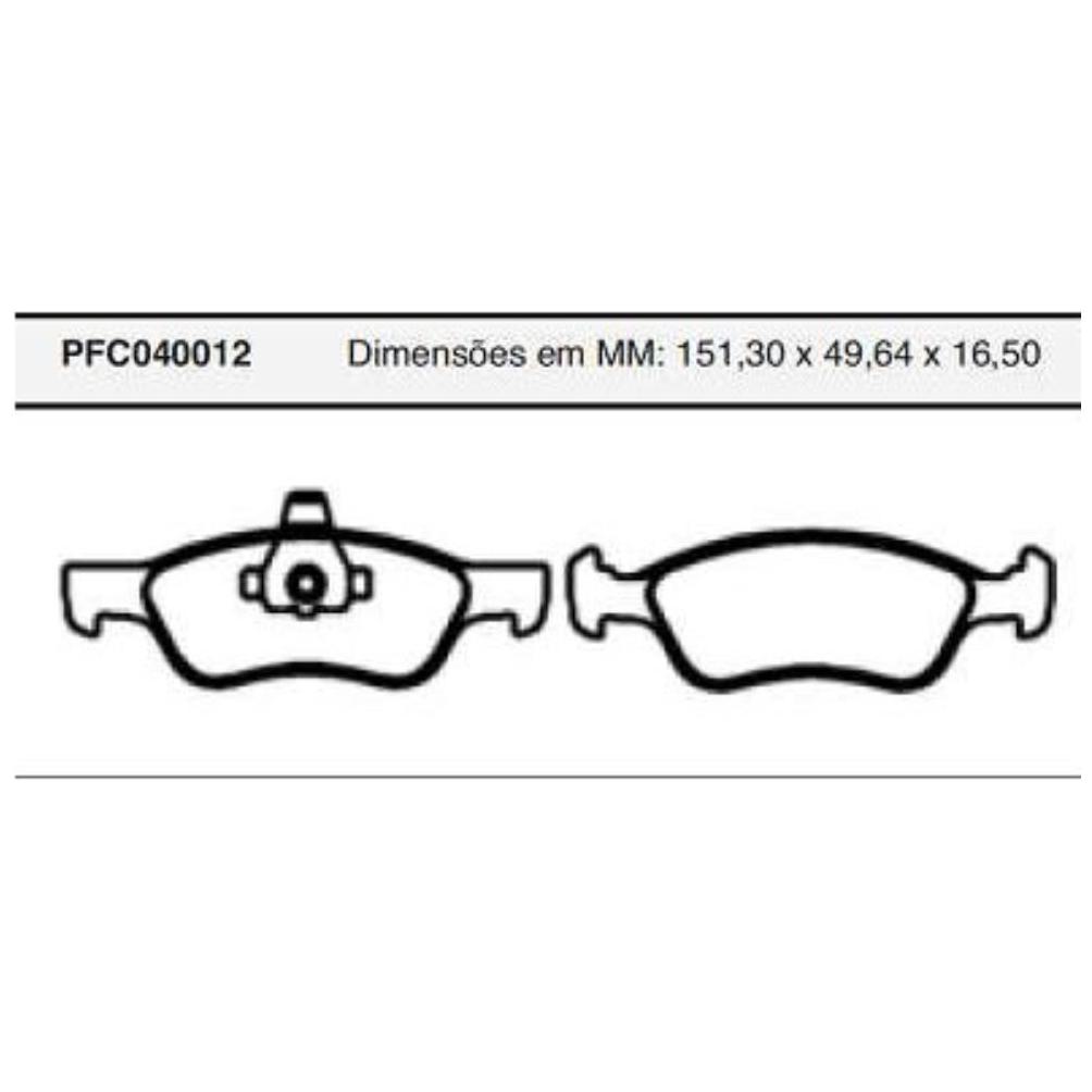 Pastilha Freio Dianteira Teves para Chevrolet Astra Hatch e Astra Sedan - Cofap - PFC040012