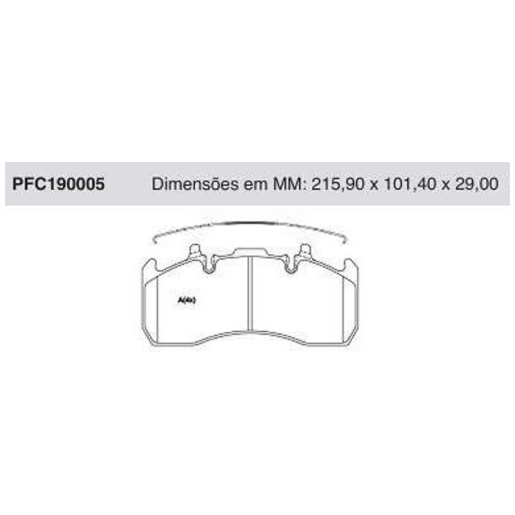 Jogo Pastilha Freio Traseira - Cofap - PFC190005