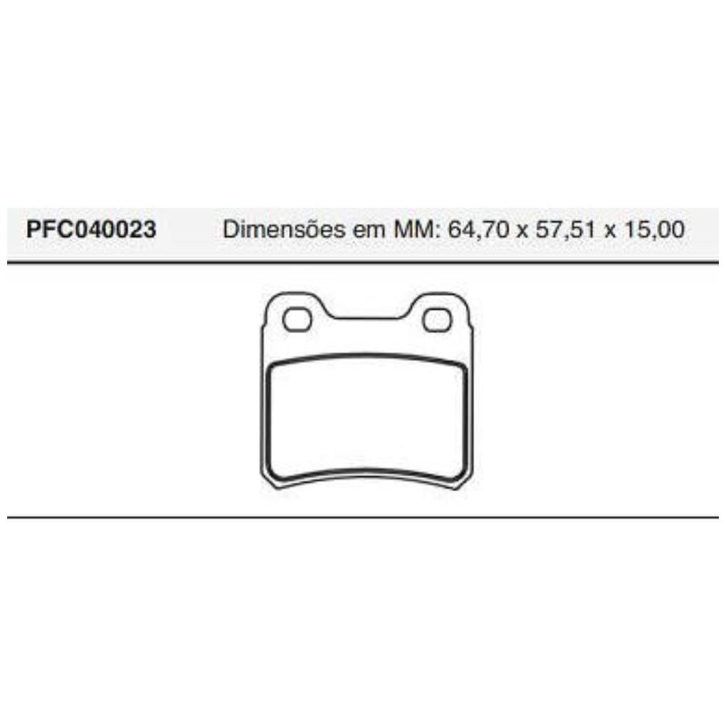 Pastilha Freio Traseira Teves para Chevrolet Vectra - Cofap - PFC040023