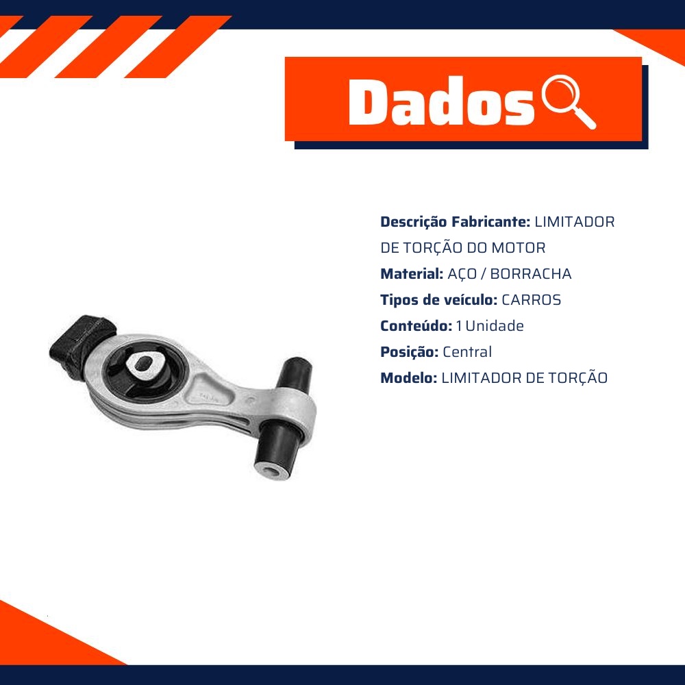 Coxim Tirante do Motor - Sampel - 1155
